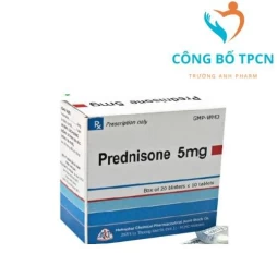 Prednisone 5mg Mekophar - Thuốc điều trị viêm khớp dạng thấp
